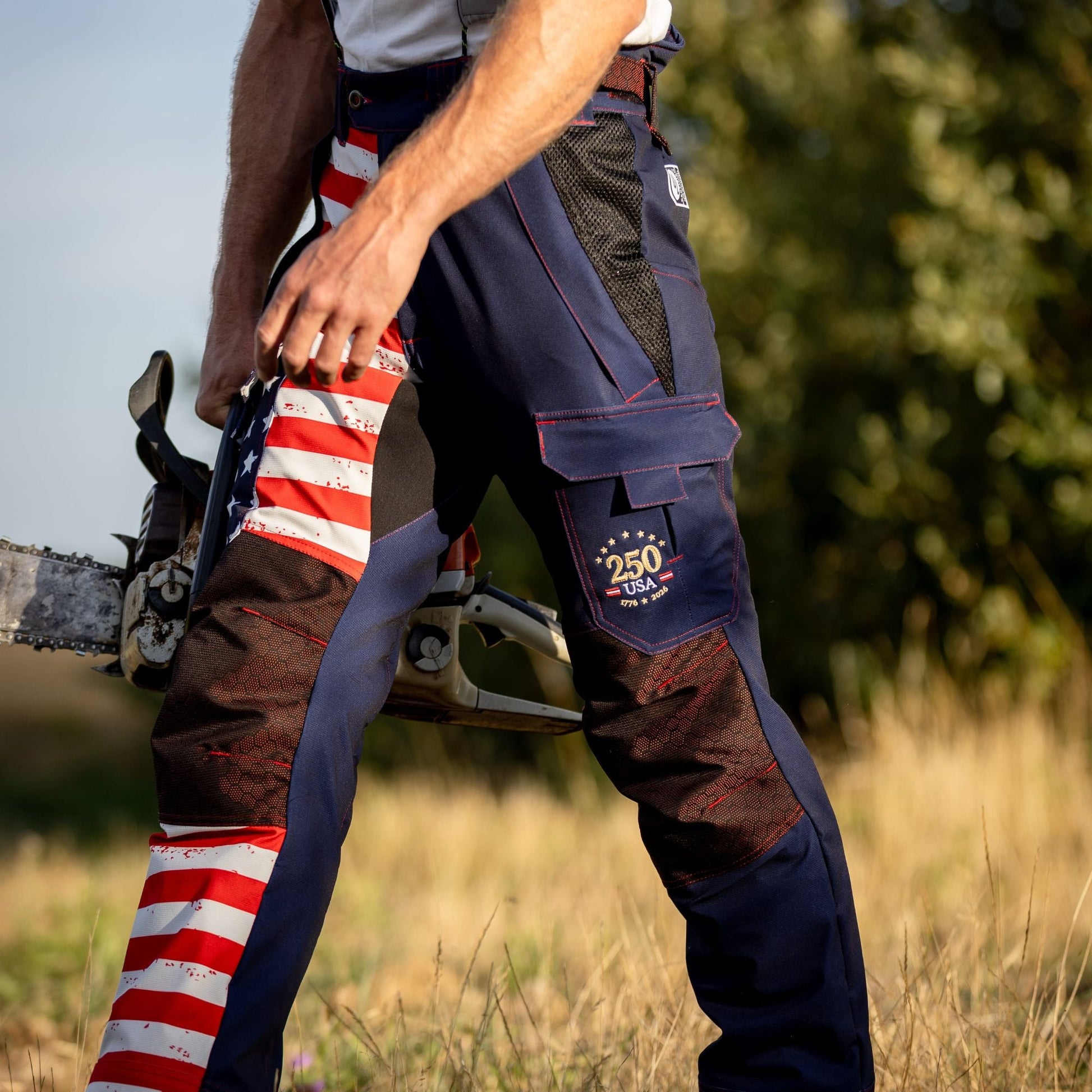 AT4062(US) Arbortec Vented US Patriot Chainsaw Pants - Limited Edition - Arbortec Forestwear
