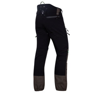 AT4070 Breatheflex Pro Chainsaw Trousers Design C Class 1 - Black - Arbortec Forestwear