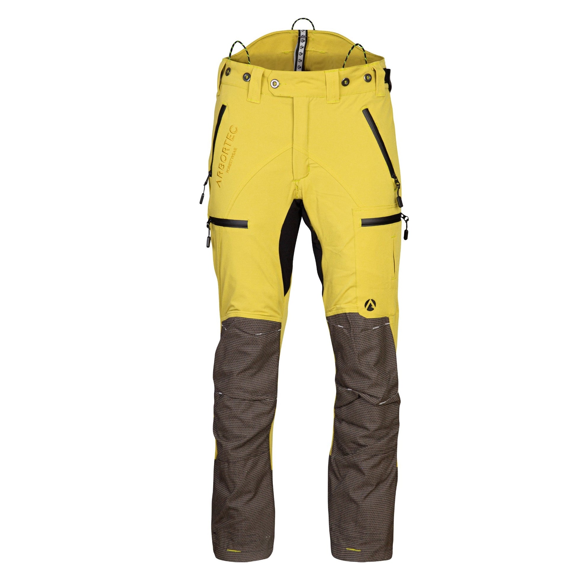 AT4070 Breatheflex Pro Chainsaw Trousers Design C Class 1 - Citrine - Arbortec Forestwear