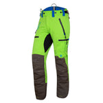 AT4070 Breatheflex Pro Chainsaw Trousers Design C Class 1 - Lime - Arbortec Forestwear