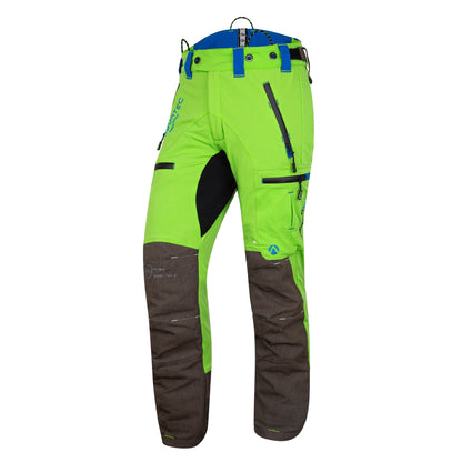 AT4070 Breatheflex Pro Chainsaw Trousers Design C Class 1 - Lime - Arbortec Forestwear