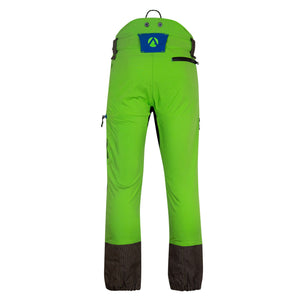 AT4070 Breatheflex Pro Chainsaw Trousers Design C Class 1 - Lime - Arbortec Forestwear