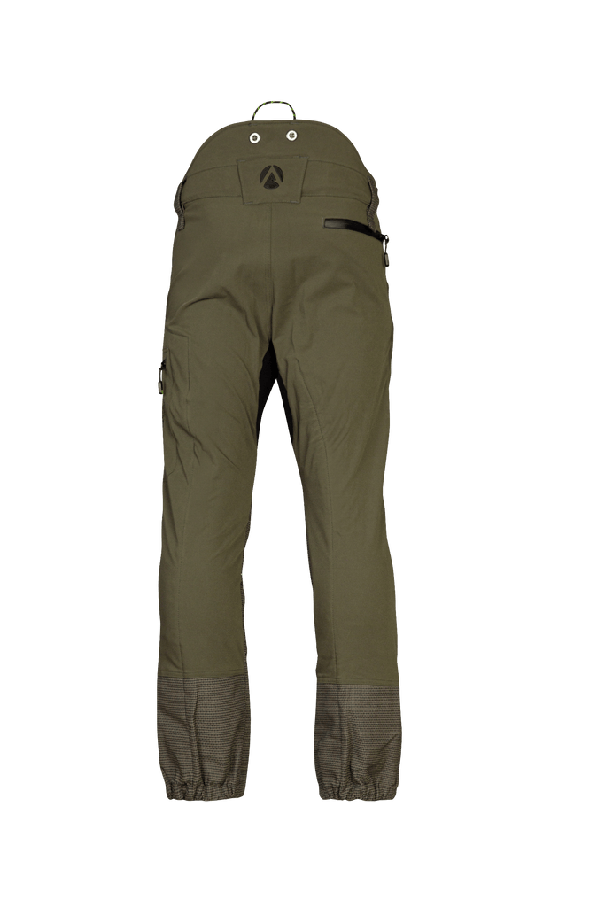 AT4070 Breatheflex Pro Chainsaw Trousers Design C Class 1 - Olive - Arbortec Forestwear