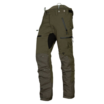 AT4070 Breatheflex Pro Chainsaw Trousers Design C Class 1 - Olive - Arbortec Forestwear