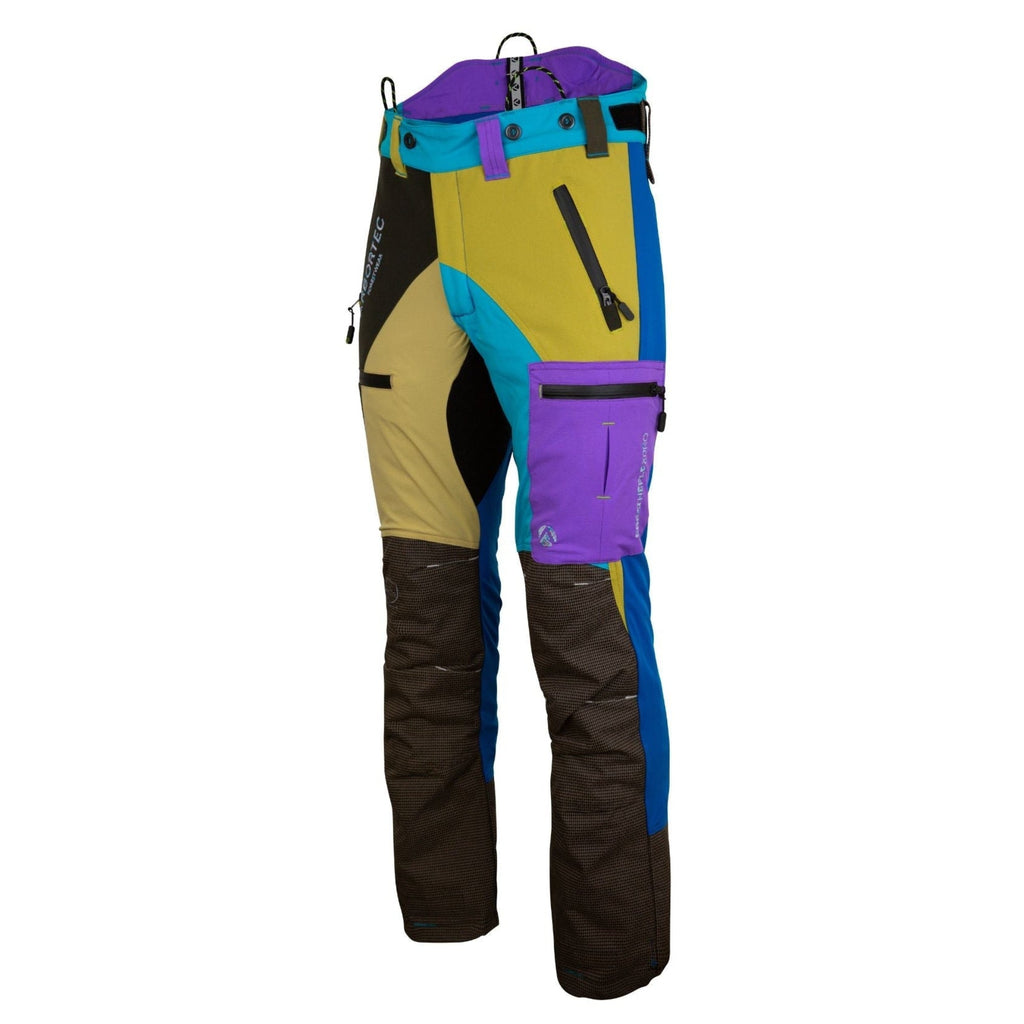 AT4070 Breatheflex Pro Chainsaw Trousers Design C Class 1 - Pastel Multi - Colour - Arbortec Forestwear