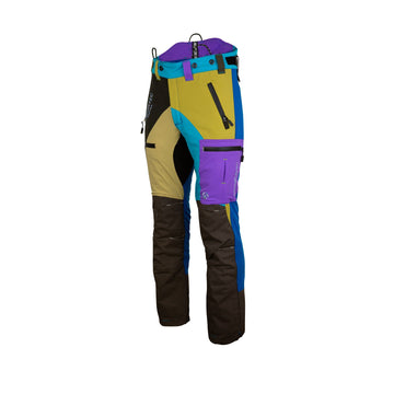 AT4070 Breatheflex Pro Chainsaw Trousers Design C Class 1 - Pastel Multi - Colour - Arbortec Forestwear