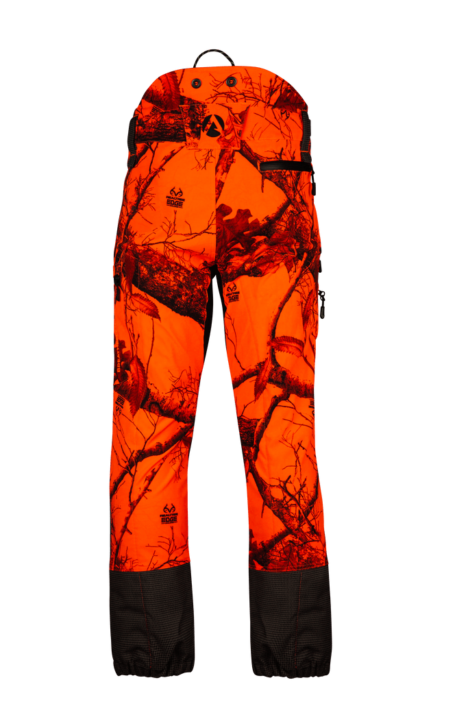 AT4070 - Breatheflex Pro Realtree Chainsaw Trousers Design C/Class 1 - Orange - Arbortec Forestwear