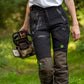 AT4070(F) Breatheflex Pro Women's Chainsaw Trousers Class 1 / Design C - Black - Arbortec Forestwear