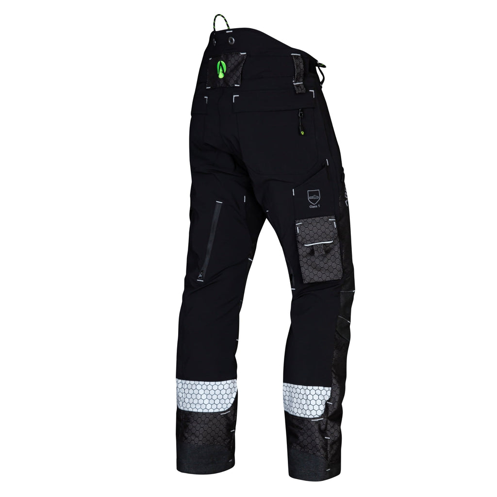 AT4080 - Arbortec Deep Forest Chainsaw Trousers Design A/Class 1 - Black - Arbortec Forestwear