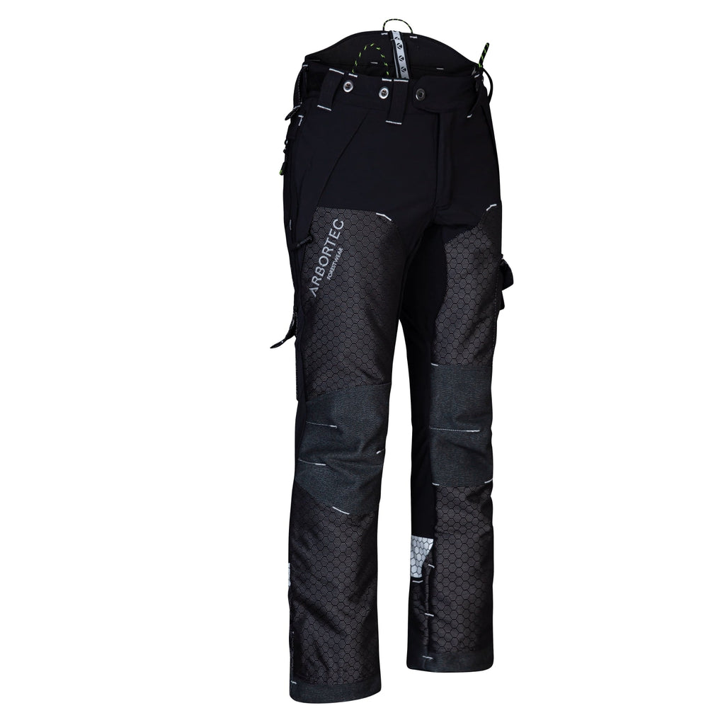 AT4080 - Arbortec Deep Forest Chainsaw Trousers Design A/Class 1 - Black - Arbortec Forestwear