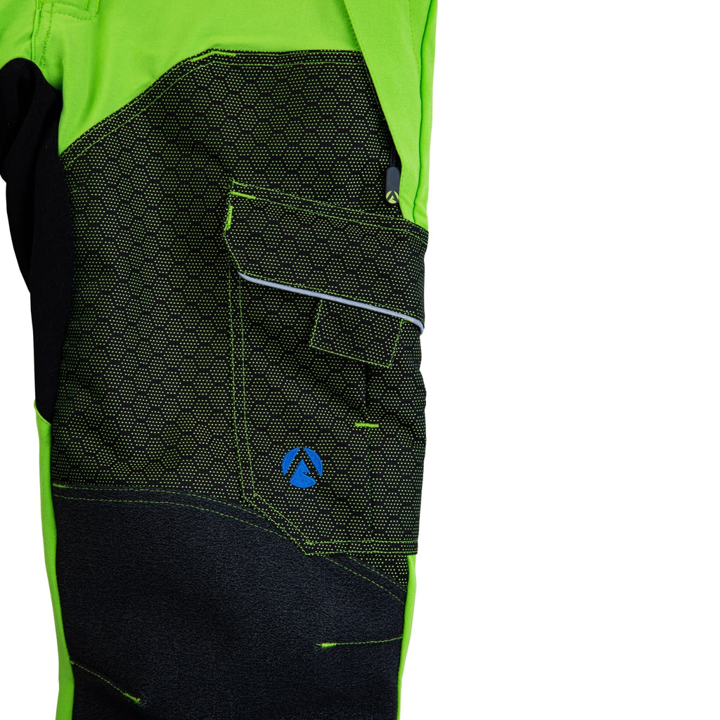 AT4080 - Arbortec Deep Forest Chainsaw Trousers Design A/Class 1 - Lime - Arbortec Forestwear