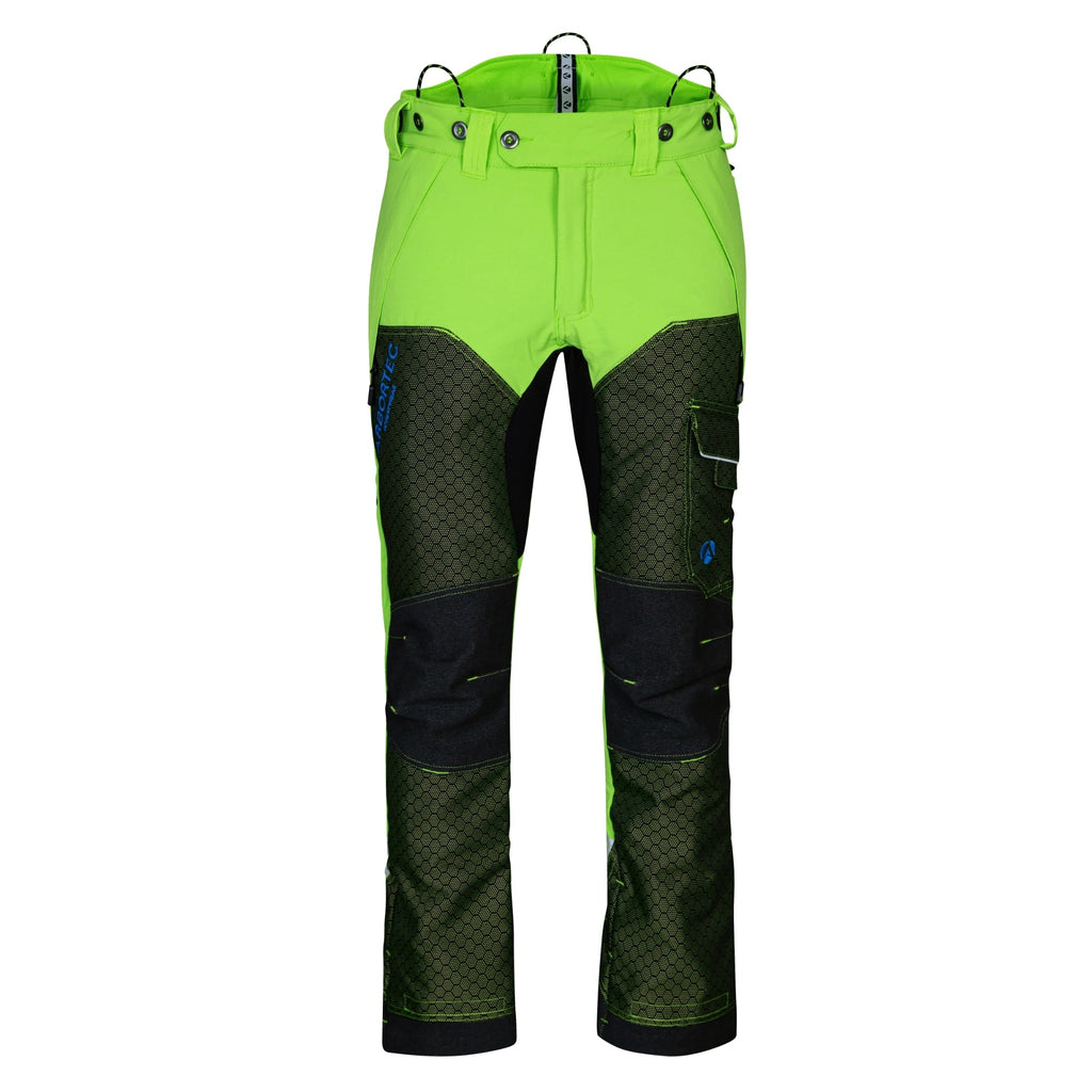 AT4080 - Arbortec Deep Forest Chainsaw Trousers Design A/Class 1 - Lime - Arbortec Forestwear