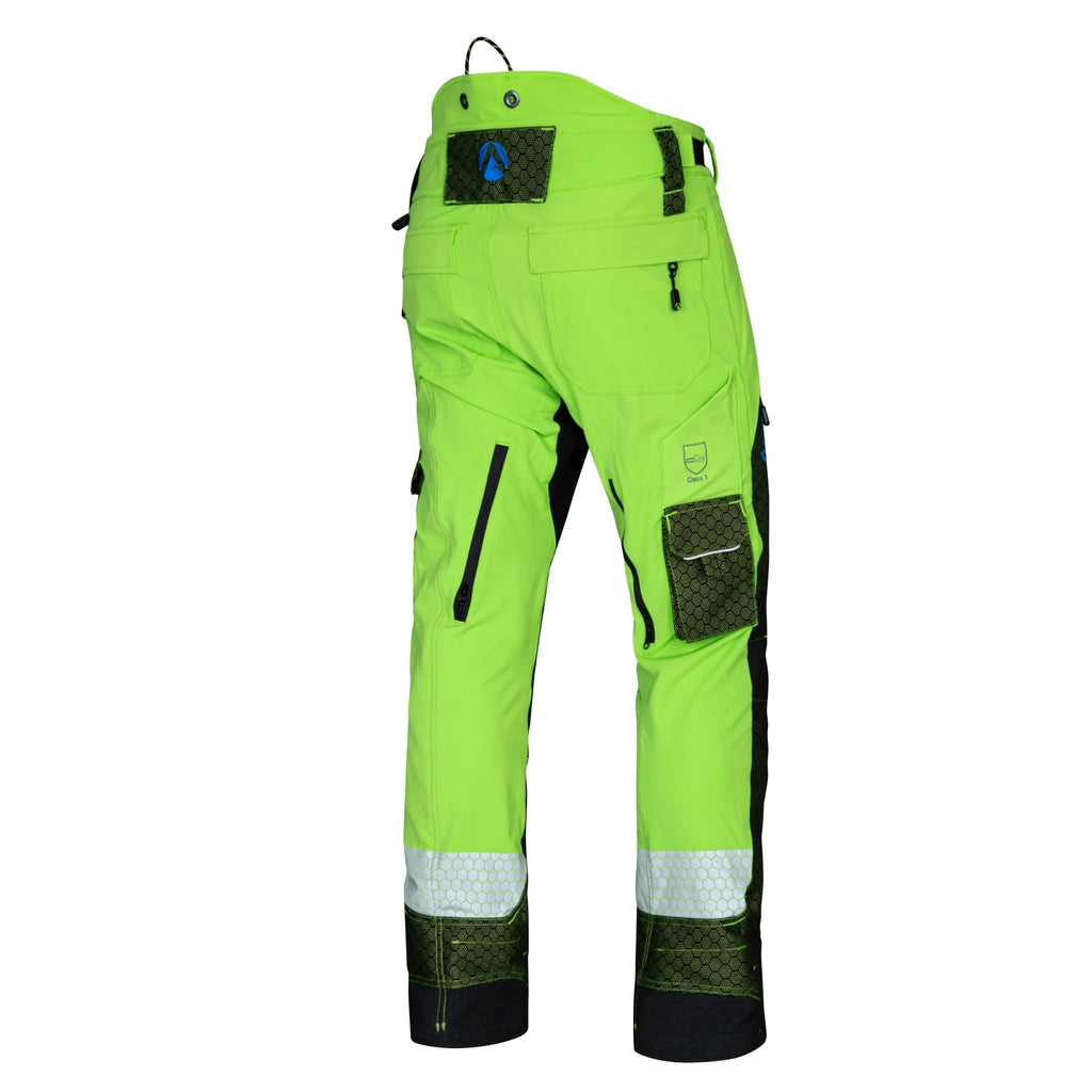 AT4080 - Arbortec Deep Forest Chainsaw Trousers Design A/Class 1 - Lime - Arbortec Forestwear