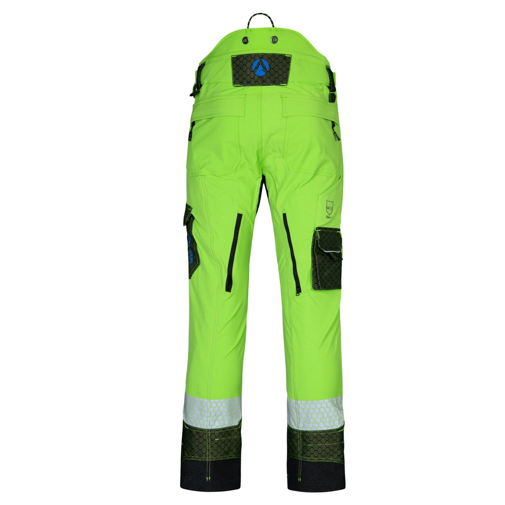 AT4080 - Arbortec Deep Forest Chainsaw Trousers Design A/Class 1 - Lime - Arbortec Forestwear