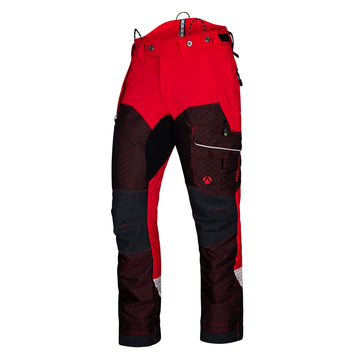 AT4080 - Arbortec Deep Forest Chainsaw Trousers Design A/Class 1 - Red - Arbortec Forestwear