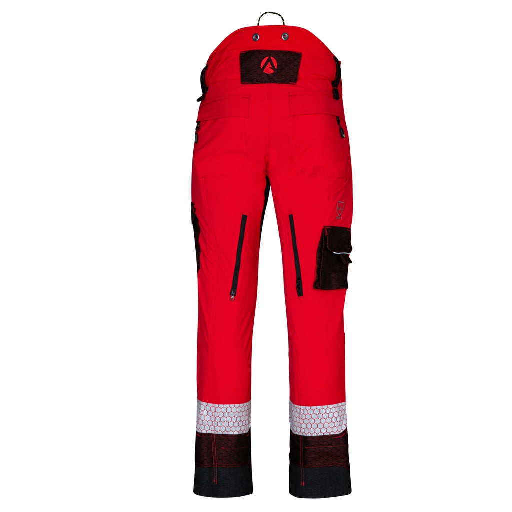 AT4080 - Arbortec Deep Forest Chainsaw Trousers Design A/Class 1 - Red - Arbortec Forestwear