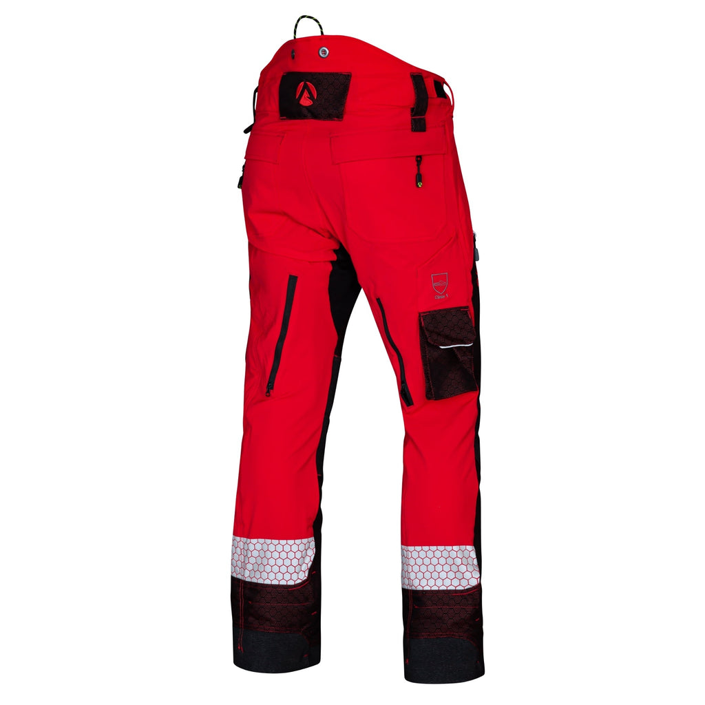 AT4080 - Arbortec Deep Forest Chainsaw Trousers Design A/Class 1 - Red - Arbortec Forestwear