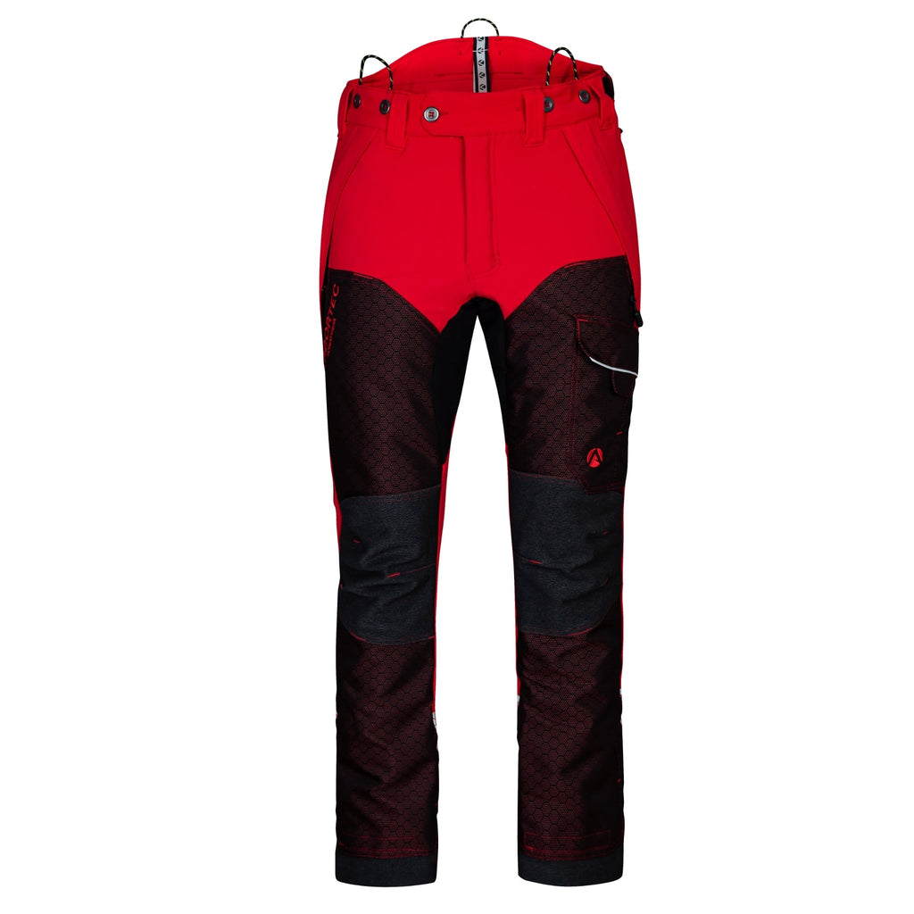 AT4080 - Arbortec Deep Forest Chainsaw Trousers Design A/Class 1 - Red - Arbortec Forestwear