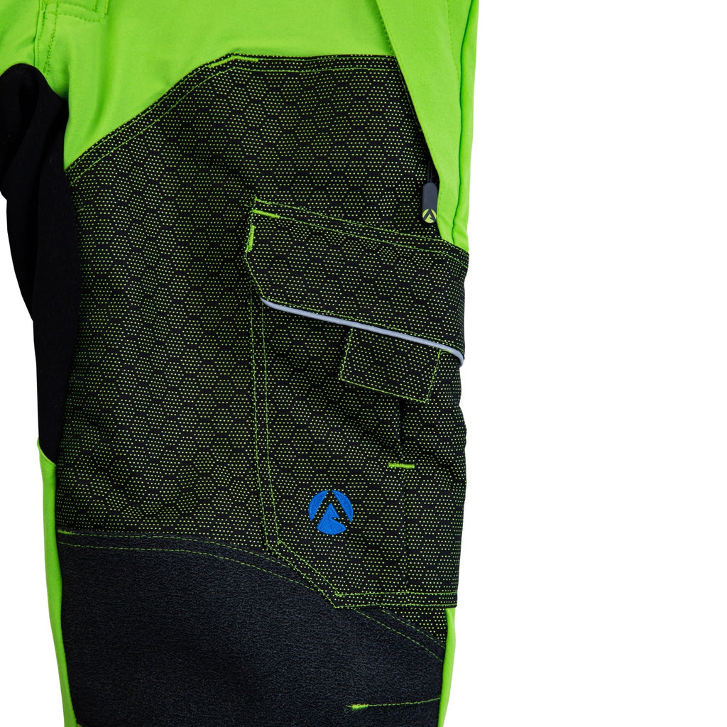 AT4090 - Arbortec Deep Forest Chainsaw Trousers Design C/Class 1 - Lime - Arbortec Forestwear