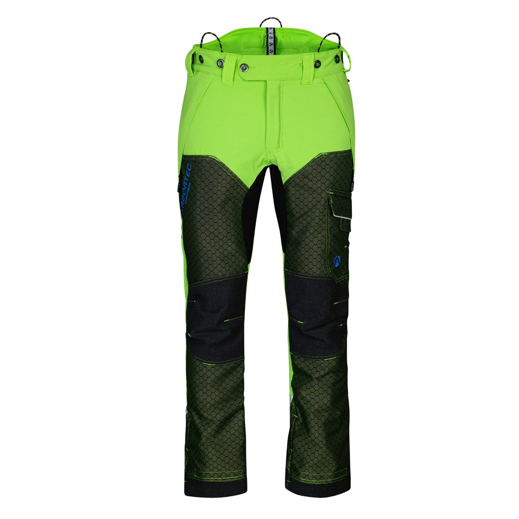 AT4090 - Arbortec Deep Forest Chainsaw Trousers Design C/Class 1 - Lime - Arbortec Forestwear