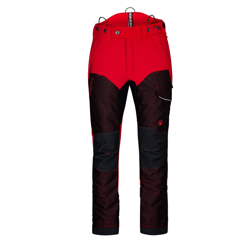 AT4090 - Arbortec Deep Forest Chainsaw Trousers Design C/Class 1 - Red - Arbortec Forestwear