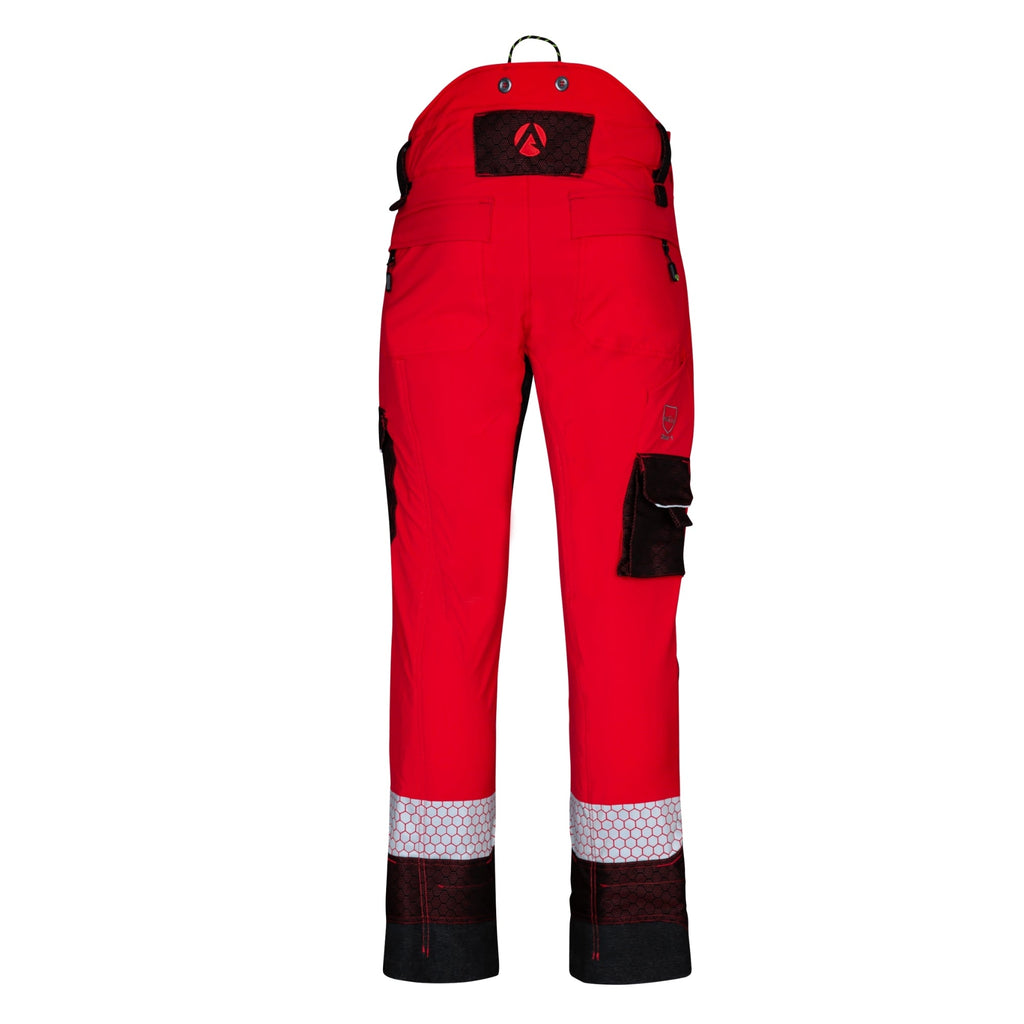 AT4090 - Arbortec Deep Forest Chainsaw Trousers Design C/Class 1 - Red - Arbortec Forestwear