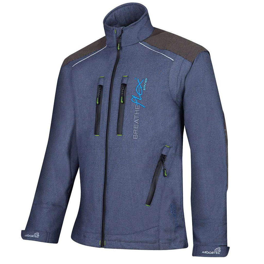 AT4100 Breatheflex Pro Legacy Work Jacket - Denim Blue - Arbortec Forestwear