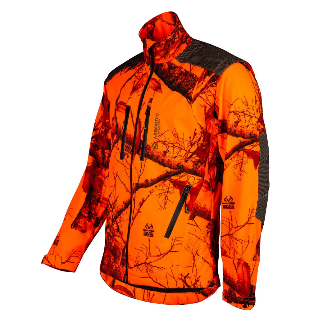 AT4100 Breatheflex Pro Realtree Jacket - Orange - Arbortec Forestwear