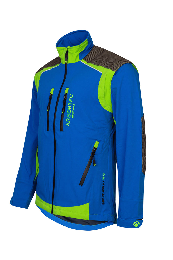 AT4100 Breatheflex Pro Work Jacket - Blue - Arbortec Forestwear