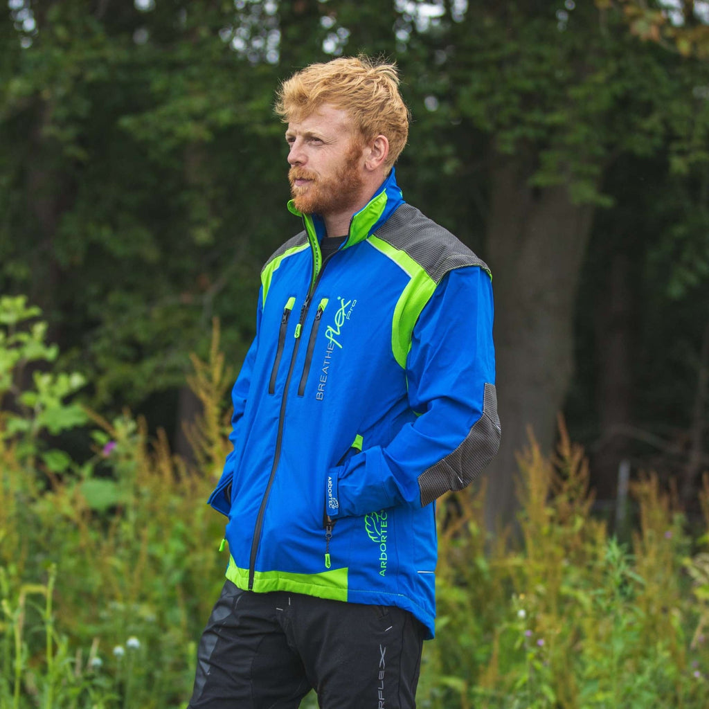 AT4100 Breatheflex Pro Work Jacket - Blue - Arbortec Forestwear