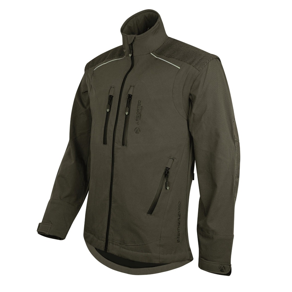 AT4100 Breatheflex Pro Work Jacket - Olive - Arbortec Forestwear