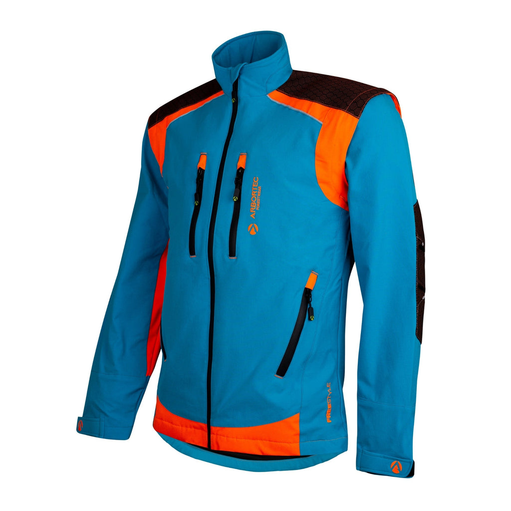 AT4101 Breatheflex Pro Freestyle Work Jacket - Aqua - Arbortec Forestwear