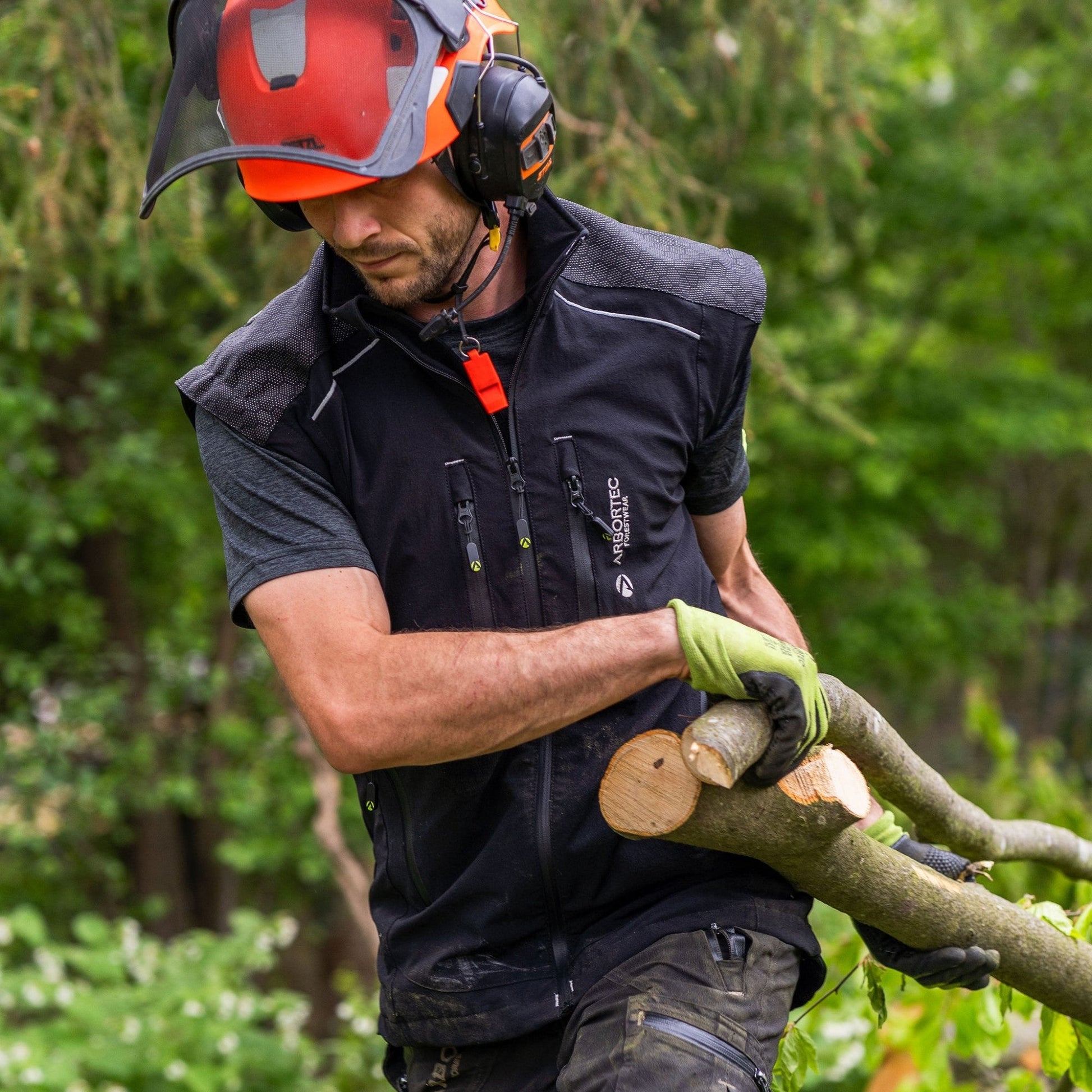 AT4101 Breatheflex Pro Freestyle Work Jacket - Black - Arbortec Forestwear