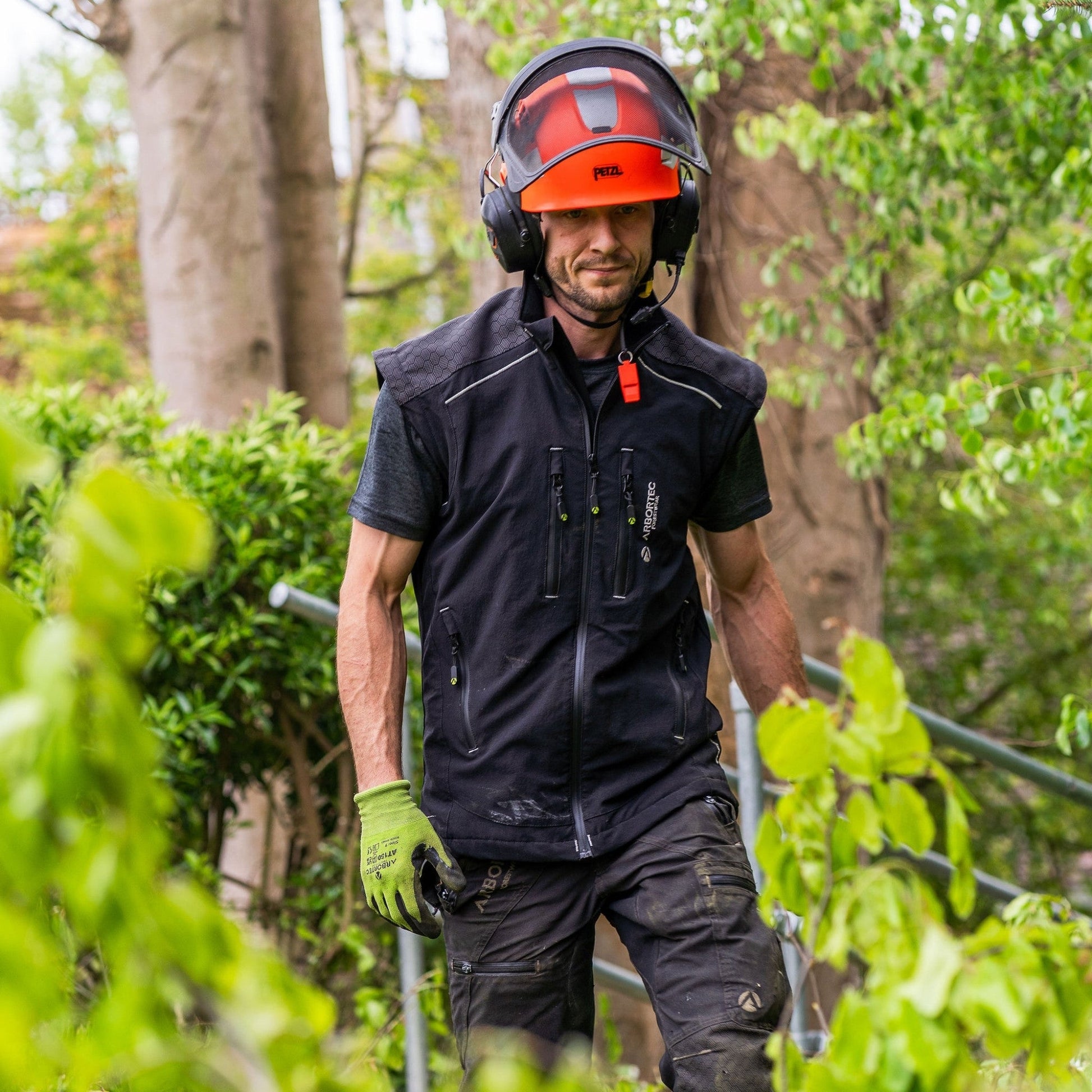 AT4101 Breatheflex Pro Freestyle Work Jacket - Black - Arbortec Forestwear