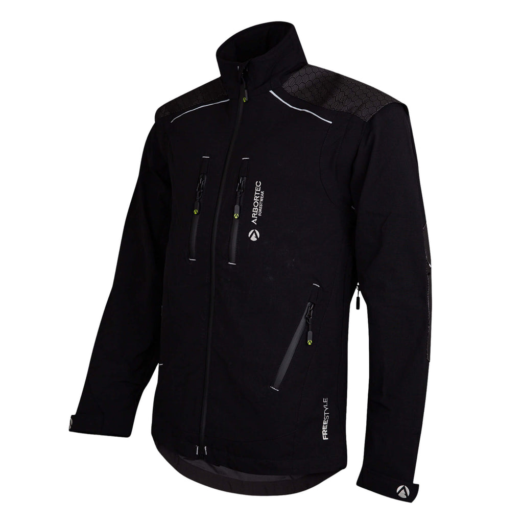 AT4101 Breatheflex Pro Freestyle Work Jacket - Black - Arbortec Forestwear