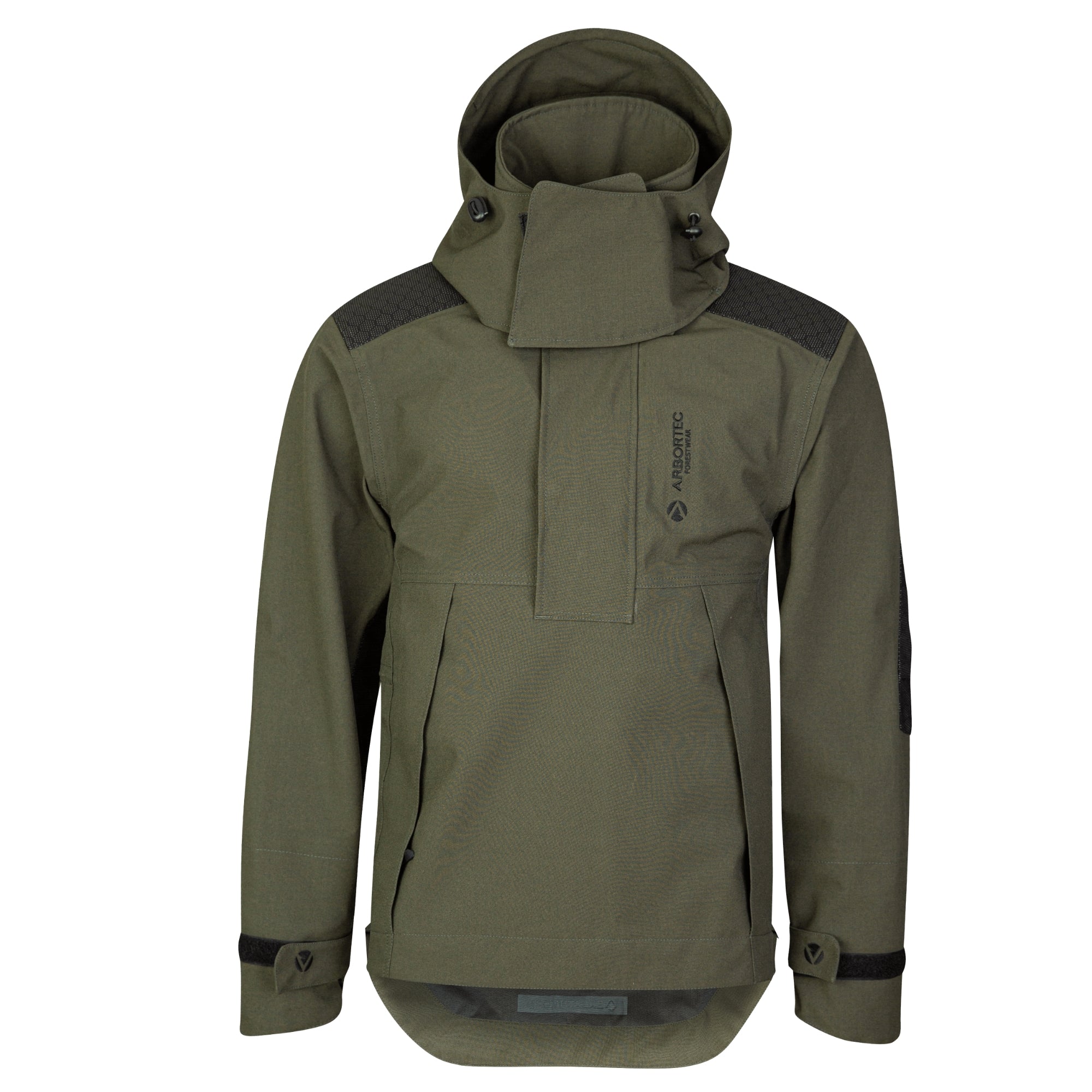 Arbortec Forestwear | Heavy Duty Half Zip Waterproof Jacket - Olive
