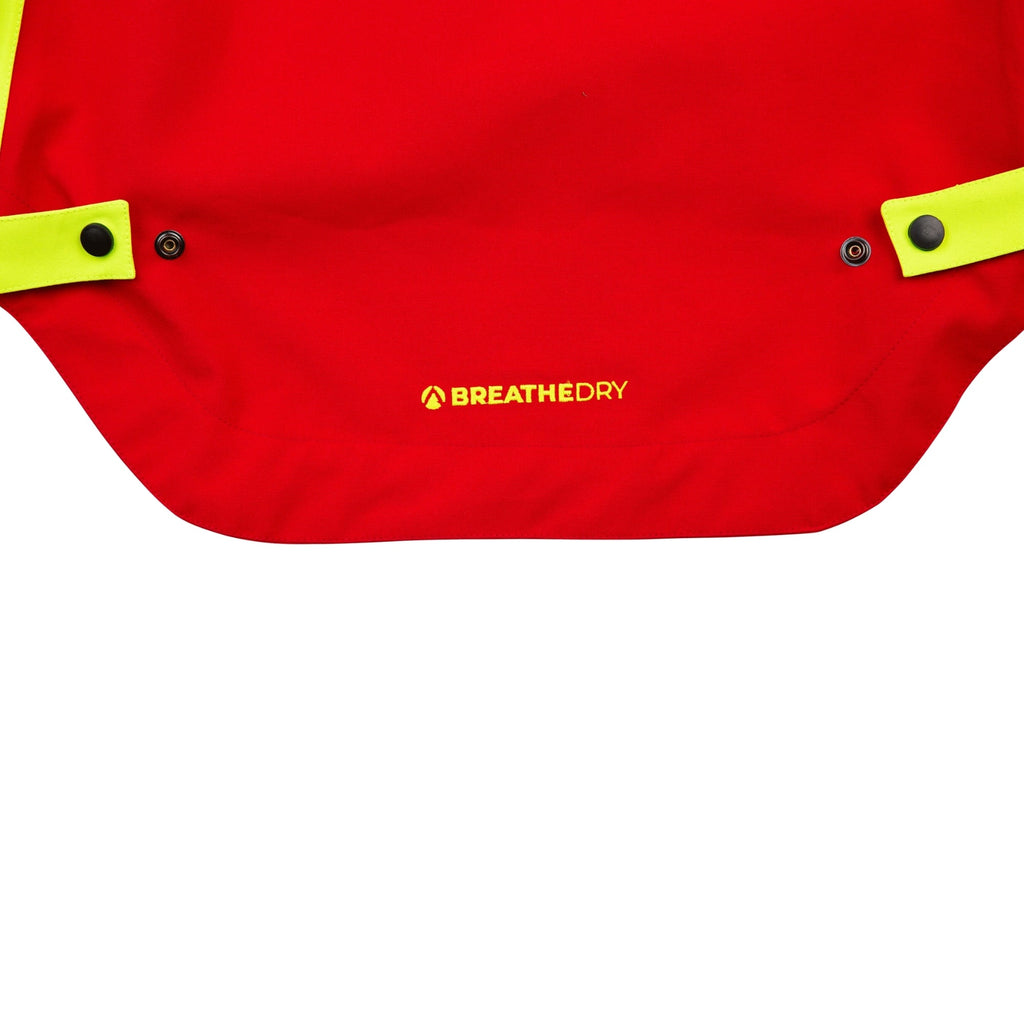 AT4460 - Heavy Duty Half Zip Breathedry® Smock - Red - Arbortec Forestwear