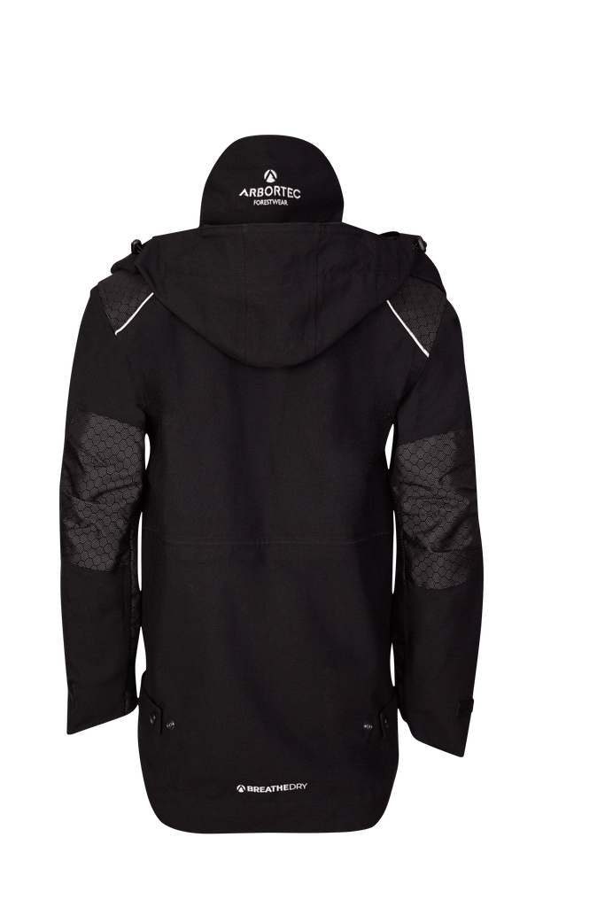 AT4480 - Heavy Duty Full Zip Breathedry® Jacket - Black - Arbortec Forestwear