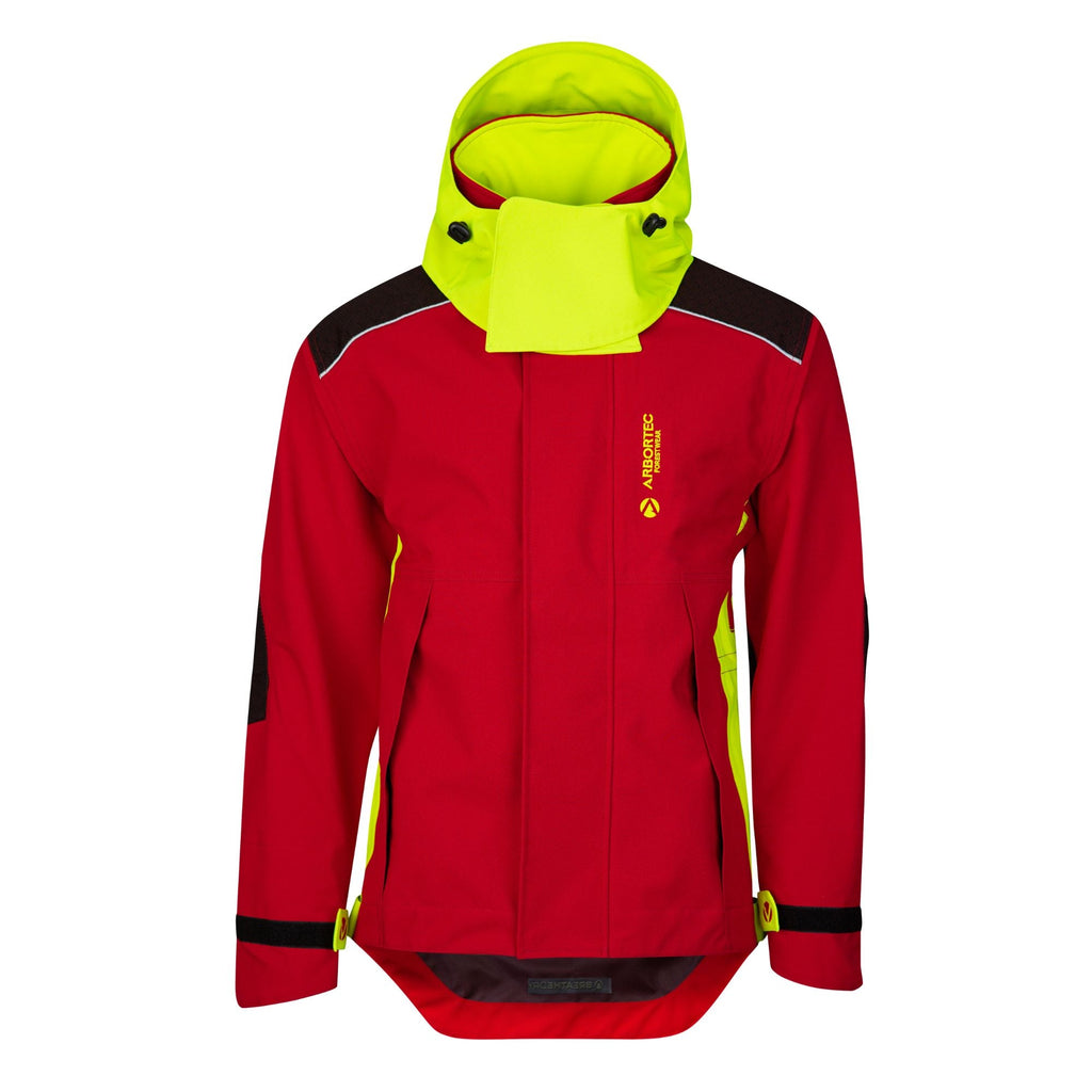 AT4480 - Heavy Duty Full Zip Breathedry® Jacket - Red - Arbortec Forestwear