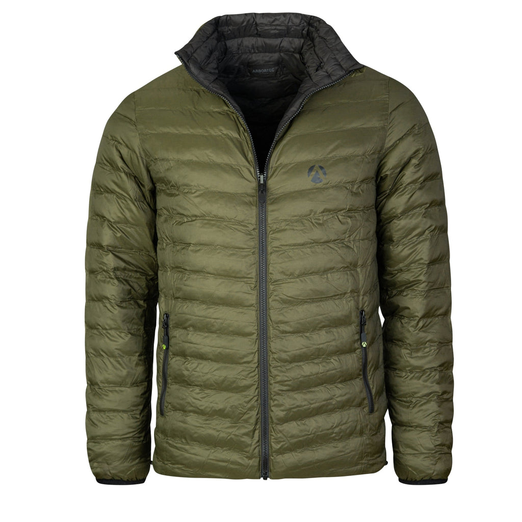 AT4600 - Reversible Puffer Jacket - Black/Olive - Arbortec Forestwear