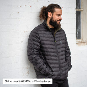 AT4600 - Reversible Puffer Jacket - Black/Olive - Arbortec Forestwear
