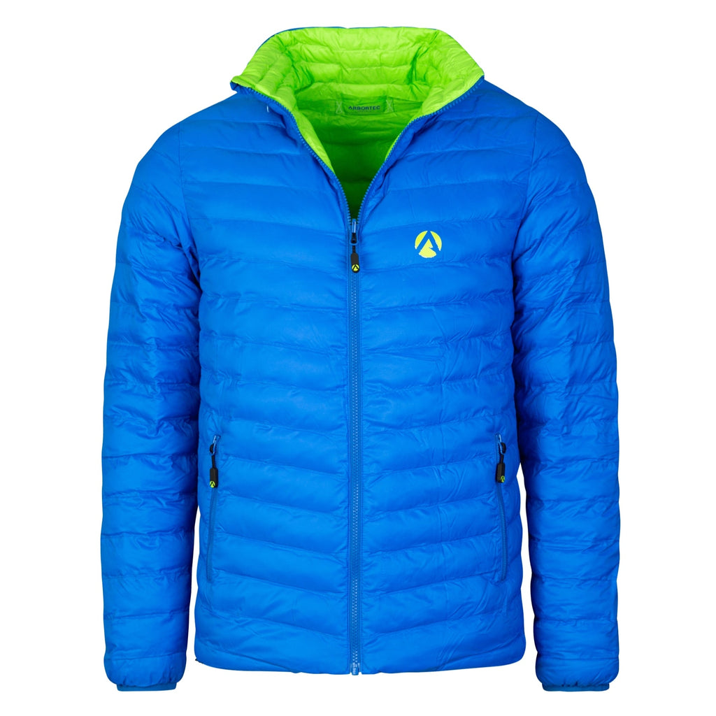 AT4600 - Reversible Puffer Jacket - Lime/Blue - Arbortec Forestwear