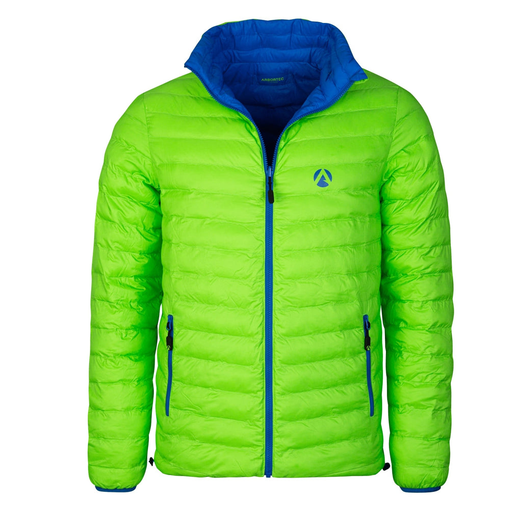 AT4600 - Reversible Puffer Jacket - Lime/Blue - Arbortec Forestwear