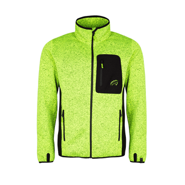 AT4900 Kudu Plus Melange Zip Sweater Yellow - Arbortec Forestwear