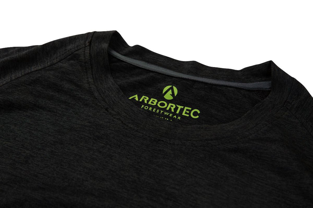 AT5002 Performance T - Shirt Short Sleeve - Black - Arbortec Forestwear