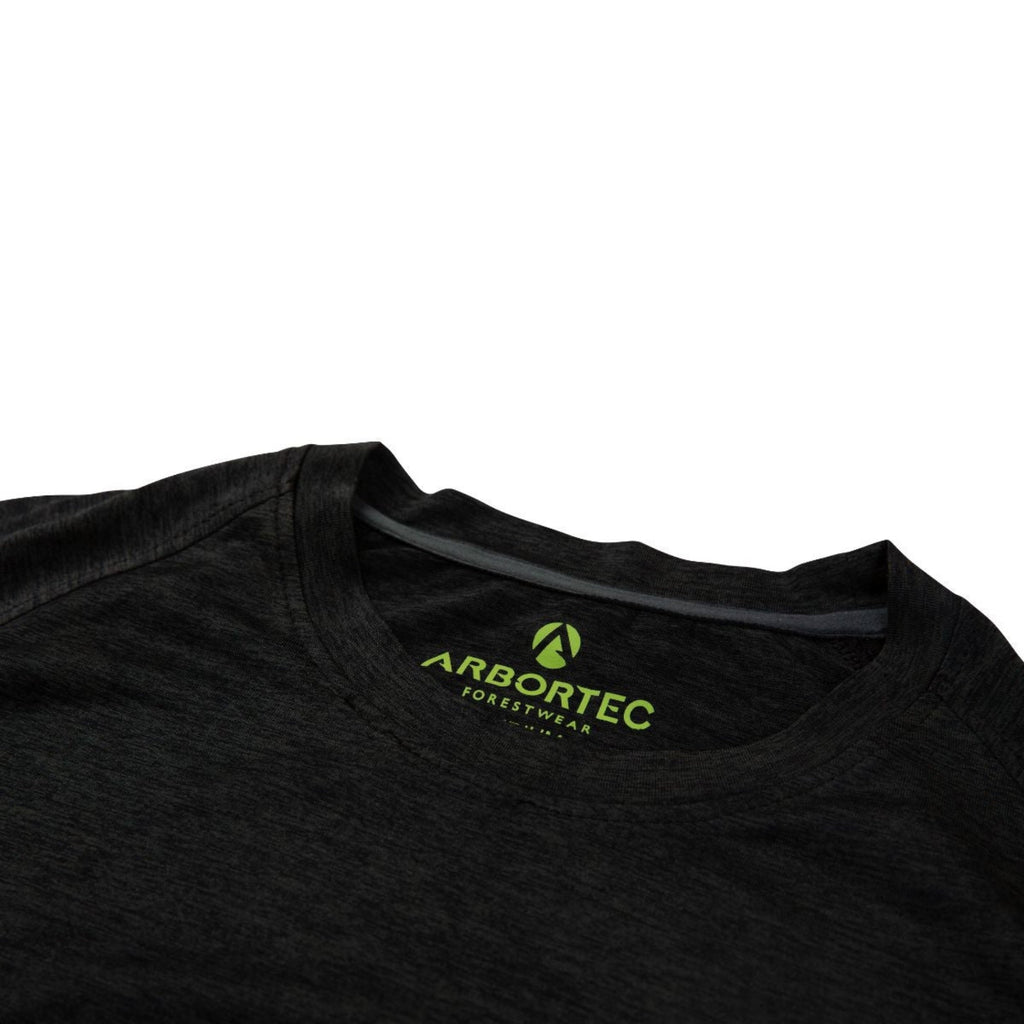 AT5002 Performance T-Shirt Short Sleeve - Black - Arbortec Forestwear