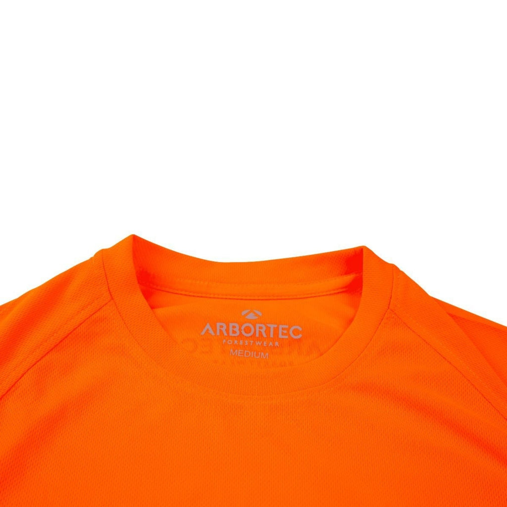 AT5002 Performance T-Shirt Short Sleeve - Hi - Vis Orange - Arbortec Forestwear