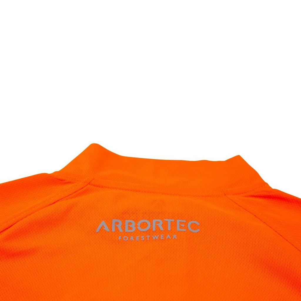 AT5003 Performance T-Shirt Long Sleeve - Hi - Vis Orange - Arbortec Forestwear