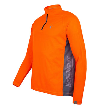 AT5003 Performance T - Shirt Long Sleeve - Hi - Vis Orange - Arbortec Forestwear