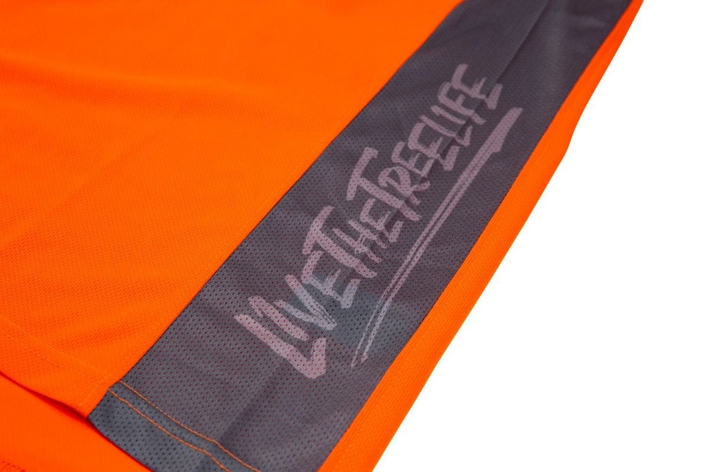 AT5003 Performance T - Shirt Long Sleeve - Hi - Vis Orange - Arbortec Forestwear